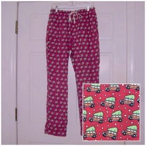 VINEYARD VINES Flannel Sleep Pants *Trucks & Christmas Trees Print*